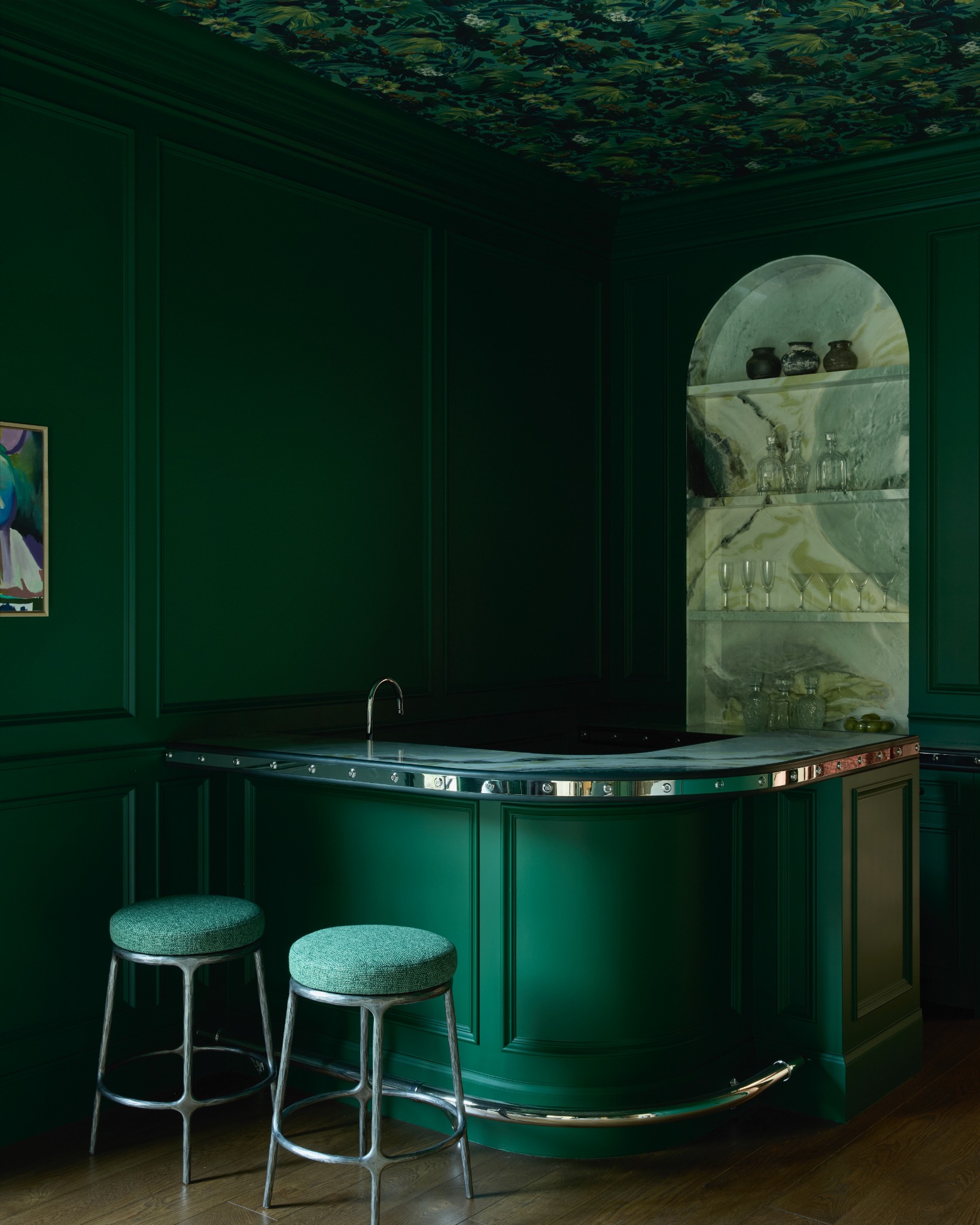 Green bar at Brentwood Park by Coppel Design