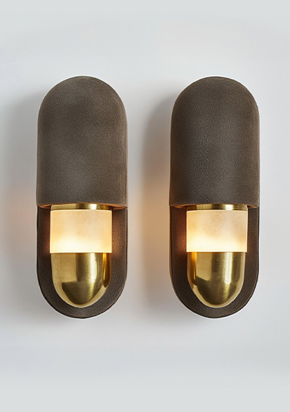 Ilios Wall Sconce - Bespoke light fixture designed by Angie Socias